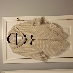 MIXIT TAN WRAP CAPE PONCHO